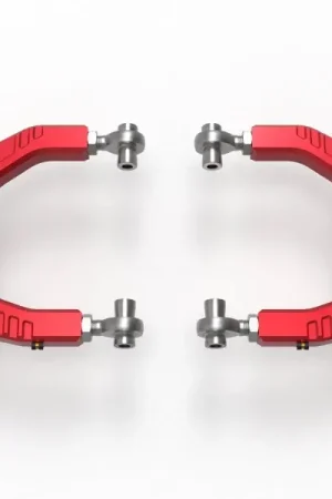 aFe Control 05-23 Toyota Tacoma Upper Control Arms - Red Anodized Billet Aluminum Editor’s Pick