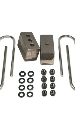 Trusted Brand Tuff Country 03-13 Dodge Ram 2500 4wd (w/3.5in or 4in Rear axle) 4in Rear Block & U-Bolt Kit