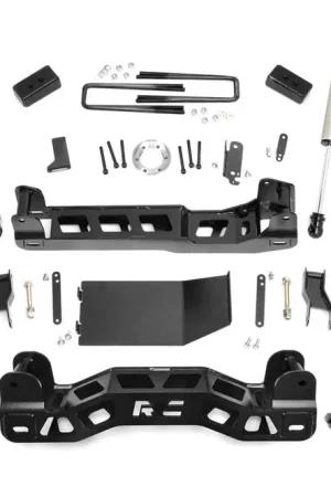4 Inch Suspension Lift Kit Lifted N3 Struts V2 Monotube Shocks 14 F-150 4WD Rough Country Sale