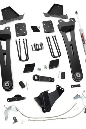 6 Inch Ford Radius Arm Suspension Lift Kit 11-14 F-250 Overloads Rough Country Exclusive Offer