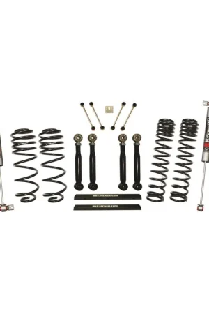 Skyjacker 03-06 Jeep TJ 4in D-Rate Long Travel Kit w/ Adj FR/RR Lower Flex Links/M95 Monotube Shocks Flash Sale