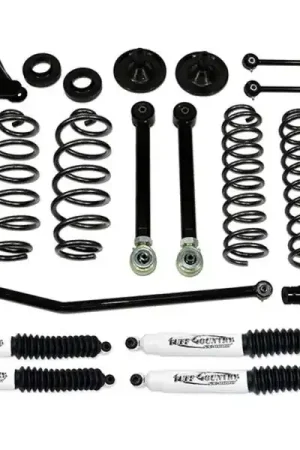 Don’t Miss Out Tuff Country 07-18 Jeep Wrangler JK (4 door Only) 4in Lift Kit EZ-Flex (SX8000 Shocks)