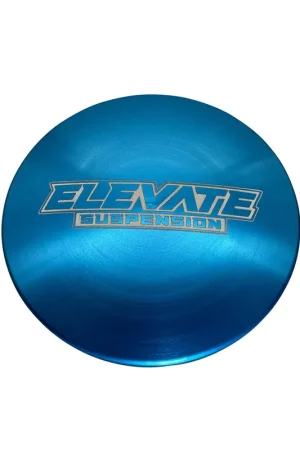 Free Returns Elevate King Blue Billet Cap for Chromoly Uniball UCA, Pair