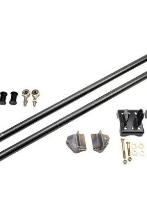 Free Shipping Wehrli 14-18 GM 1500 Truck RCLB/CCSB/SCSB Traction Bar 60in Long - Fine Texture Black