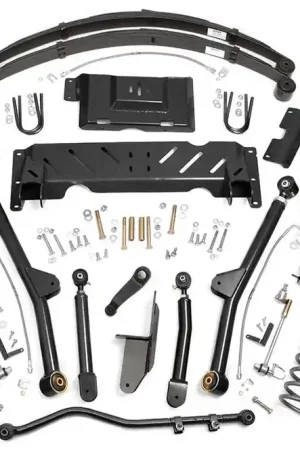 4.5 Inch Jeep Long Arm Suspension Lift System 84-01 XJ Cherokee-2.5L/4.0L/NP231 Rough Country Professional Grade