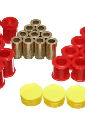 Best Price Energy Suspension 95-98 Nissan 240SX (S14) Red Rear Control Arm Bushing Set (Must reuse existing out