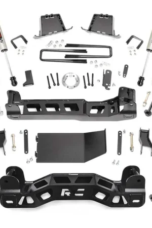 Shop Now 6 Inch Suspension Lift Kit Strut Spacers & V2 Shocks 09-10 F-150 4WD Rough Country