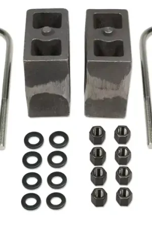 Tuff Country 99-16 Ford F-350 4wd (w/Factory Overloads) 5.5in Rear Block & U-Bolt Kit Tapered Hot Deal