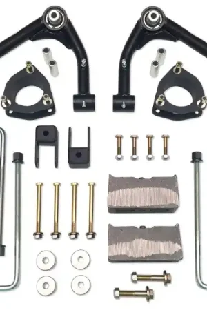 Limited Edition Tuff Country 14-18 Silverado 1500 4wd 4in Uni-Lift Kit (w/1 Pc OE Cast Stl Up Arm SX8000 Shocks)