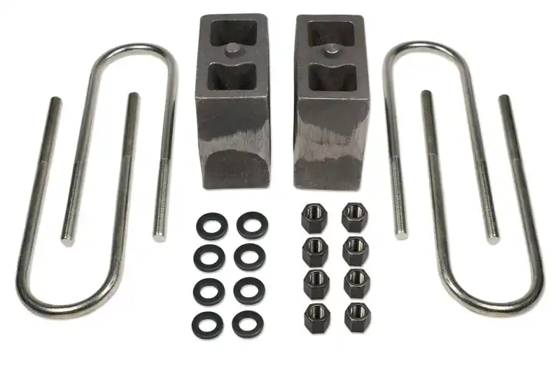 Big Sale Tuff Country 80-97 Ford F-250 4wd (w/o Factory Overloads) 5.5in Rr Block & U-Bolt Kit Non-Tapered