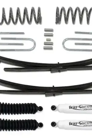 Tuff Country 87-01 Jeep Cherokee 4x4 3.5in Lift Kit with Rear Leaf Springs (SX6000 Shocks) Direct From Manufacturer