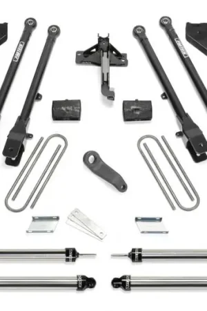 Save Now Fabtech 17-21 Ford F250/F350 4WD Gas 6in 4Link Sys w/Coils & Dlss Shks