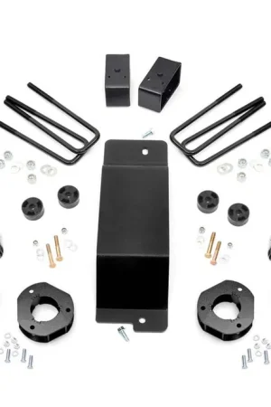 Bulk Order 3.5 Inch Suspension Lift Knuckle Kit w/V2 Monotube 07-13 Silverado/Sierra 1500 4WD Cast Steel Rough Country