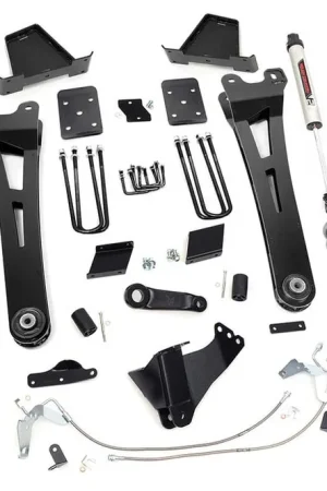 Big Sale 6 Inch Ford Radius Arm Suspension Lift Kit Overload Springsw/V2 Shocks 15-16 F-250 Rough Country