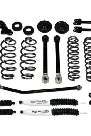 Final Sale Tuff Country 07-18 Jeep Wrangler JK 4in Performance Lift Kit EZ-Flex (SX8000 Shocks)
