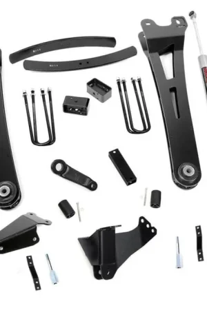 Money Back Guarantee 6 Inch Ford 05-07 F-250/F-350 Super Duty Radius Arm Suspension Lift Kit Premium N3 Shocks Diesel Rough Country