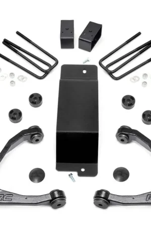 Popular 3.5 Inch Suspension Lift Kit Upper Control Arms N3 Struts & V2 Monotube 14-16 Silverado/Sierra 1500 4WD Rough Country