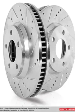 Power Stop 20-21 Jeep Gladiator Rear Evolution Drilled & Slotted Rotor - Pair Hot Deal