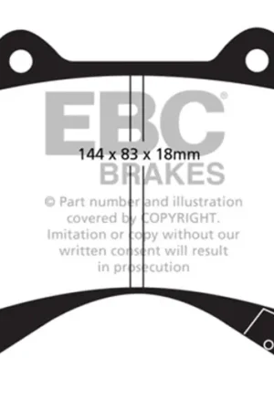 Fresh Stock EBC 08+ Lexus LX570 5.7 Yellowstuff Front Brake Pads