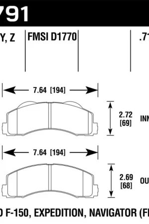 Hawk 14-16 Ford F-150 LTS Street Front Brake Pads Exclusive Offer