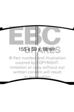 EBC 07-09 Acura RDX 2.3 Turbo Ultimax2 Front Brake Pads Reduced Price