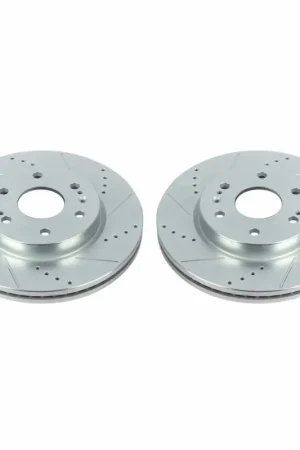 Power Stop 19-20 Chevrolet Silverado 1500 Front Evolution Drilled & Slotted Rotors - Pair Save Now