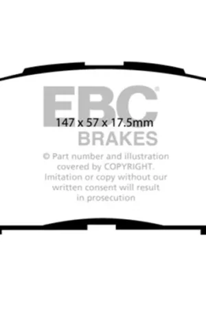 Hot Deal EBC 09-10 Pontiac Vibe 2.4 2WD Greenstuff Front Brake Pads