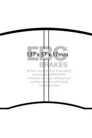 EBC 04-06 Saab 9-2X 2.0 Turbo Greenstuff Front Brake Pads Free Returns