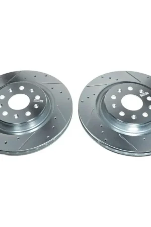Secure Checkout Power Stop 20-21 Chevrolet Corvette Rear Evolution Drilled & Slotted Rotor - Pair