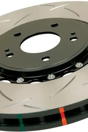 DBA 06-10 Jeep Grand Cherokee SRT8 5000 Series Uni-Directional Slotted Front Rotor w/Black Hat Free Returns