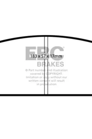 Free Returns EBC 05-10 Chrysler 300C 5.7 Bluestuff Front Brake Pads