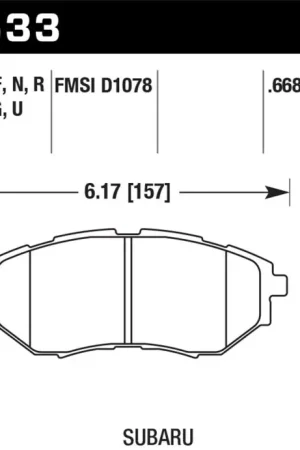 Hawk 05-08 LGT D1078 HP+ Street Front Brake Pads Trending