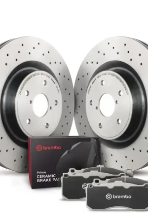 Cheap Brembo OE 08-14 Lexus IS F Front Disc Brake Kit