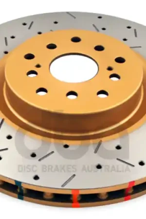 Fresh Stock DBA 04-12 Subaru STi/2017 BRZ w/Perf. Pkg. 10 Stud Hole Front Drilled & Slotted 4000 Series Rotor