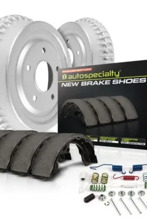 Best Price Power Stop 92-01 Jeep Cherokee Rear Autospecialty Drum Kit