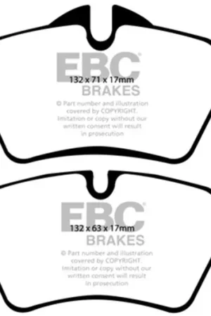EBC 07-14 Mini Hardtop 1.6 Turbo Cooper S Greenstuff Front Brake Pads Next Day Delivery