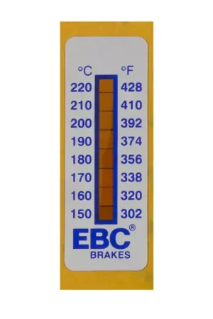 EBC Racing Level Caliper Temperature Strips (8 Pack) Direct From Manufacturer