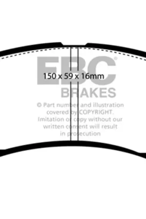EBC 91-96 Dodge Stealth 3.0 2WD Greenstuff Front Brake Pads Luxury
