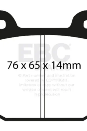 No Minimum Order EBC 03-04 Infiniti G35 3.5 (Manual) (Brembo) Ultimax2 Rear Brake Pads