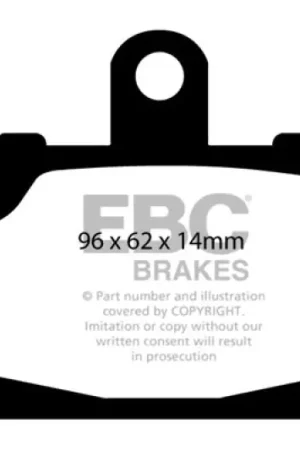 EBC 01-06 Lexus LS430 4.3 Yellowstuff Rear Brake Pads Free Returns