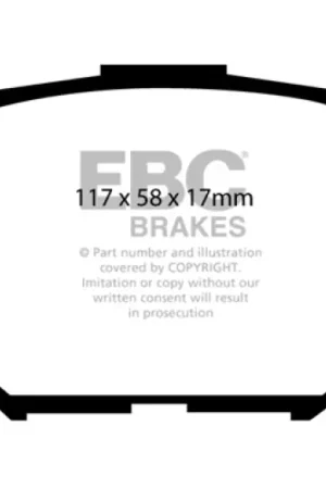 EBC 04-10 Scion TC 2.4 Ultimax2 Front Brake Pads Cheap