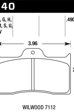 Hawk Wilwood HPS 5.0 Brake Pads Bulk Order
