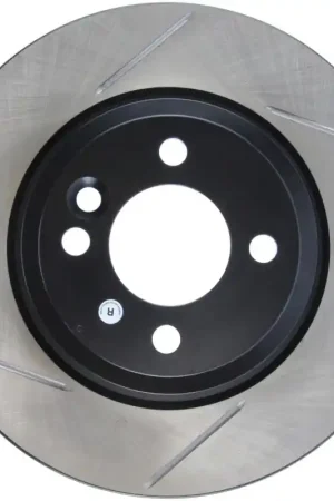 StopTech Power Slot 02-06 Mini Cooper/Mini Cooper S Front Right SportStop Slotted Rotor Professional Grade
