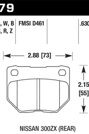 Hawk 06-07 WRX HPS Street Rear Brake Pads Exclusive