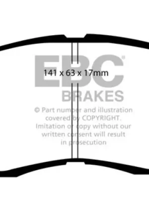 Time-Limited EBC 92-96 Lexus ES300 3.0 Redstuff Front Brake Pads