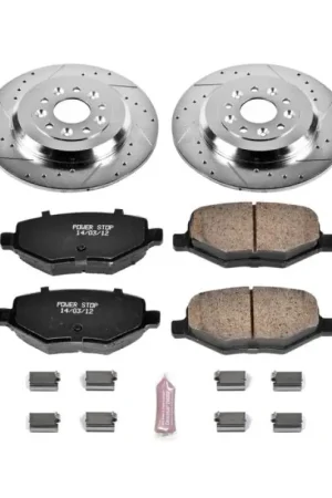 Power Stop 11-15 Ford Edge Rear Z23 Evolution Sport Brake Kit Best Seller