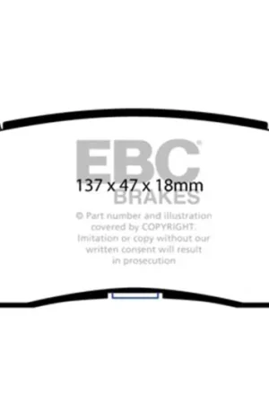 Money Back Guarantee EBC 07+ Buick Enclave 3.6 Greenstuff Rear Brake Pads