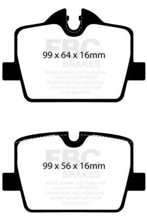 EBC 2019+ BMW Z4 G29 2.0T Bluestuff Rear Brake Pads Wholesale