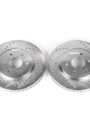 Power Stop 05-19 Nissan Frontier Front Evolution Drilled & Slotted Rotors - Pair Today Only