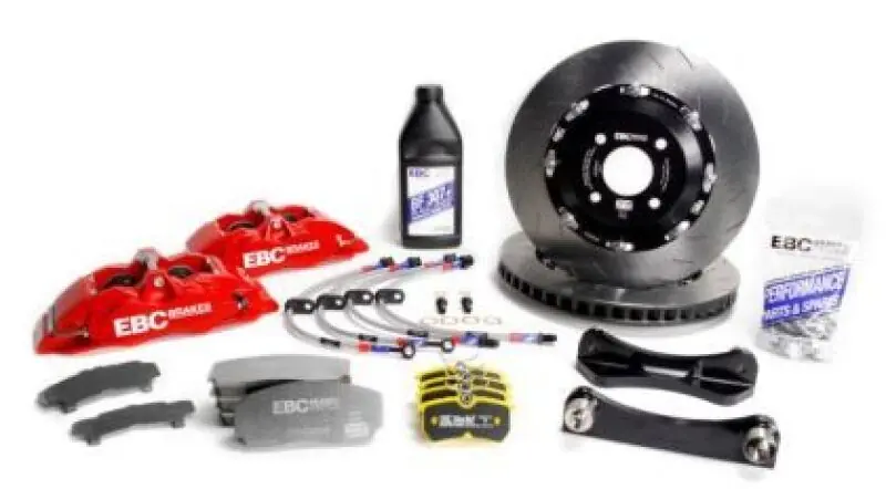 Fan Favorite EBC Racing 2023+ Nissan 400Z Red Apollo-6 Calipers 380mm Rotors Front Big Brake Kit